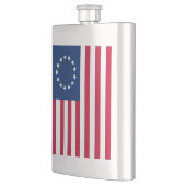 De cirkel van sterren, Amerikaanse vlag - Betsy Ro Flacon (Links)