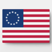 De cirkel van sterren, Amerikaanse vlag - Betsy Ro Fotoplaat (voorkant)