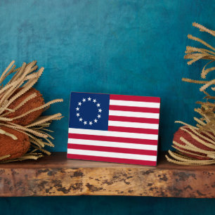 De cirkel van sterren, Amerikaanse vlag - Betsy Ro Fotoplaat