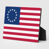 De cirkel van sterren, Amerikaanse vlag - Betsy Ro Fotoplaat (Zijkant)