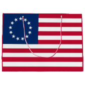 De cirkel van sterren, Amerikaanse vlag - Betsy Ro Groot Cadeauzakje (Achterkant)