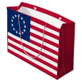 De cirkel van sterren, Amerikaanse vlag - Betsy Ro Groot Cadeauzakje (Achterkant Gekanteld)