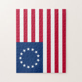 De cirkel van sterren, Amerikaanse vlag - Betsy Ro Legpuzzel (Verticaal)