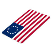 De cirkel van sterren, Amerikaanse vlag - Betsy Ro Magneet (Linkerzijde)