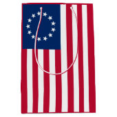 De cirkel van sterren, Amerikaanse vlag - Betsy Ro Medium Cadeauzakje (Voorkant)