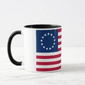 De cirkel van sterren, Amerikaanse vlag - Betsy Ro Mok (Links)