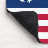 De cirkel van sterren, Amerikaanse vlag - Betsy Ro Muismat (Hoek)