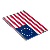 De cirkel van sterren, Amerikaanse vlag - Betsy Ro Notitieboek (Rechterzijde)