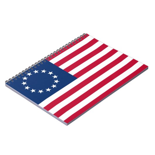 De cirkel van sterren, Amerikaanse vlag - Betsy Ro Notitieboek (Linkerzijde)