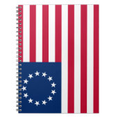 De cirkel van sterren, Amerikaanse vlag - Betsy Ro Notitieboek (Voorkant)
