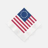 De cirkel van sterren, Amerikaanse vlag - Betsy Ro Servet (Hoek)