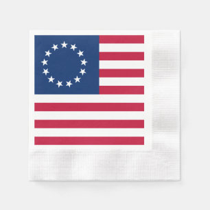 De cirkel van sterren, Amerikaanse vlag - Betsy Ro Servet