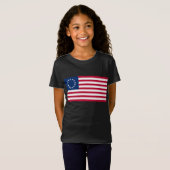 De cirkel van sterren, Amerikaanse vlag - Betsy Ro T-shirt (Voorkant volledig)