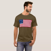 De cirkel van sterren, Amerikaanse vlag - Betsy Ro T-shirt (Voorkant volledig)