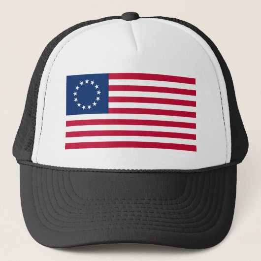 De cirkel van sterren, Amerikaanse vlag - Betsy Ro Trucker Pet (Voorkant)