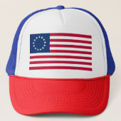 De cirkel van sterren, Amerikaanse vlag - Betsy Ro Trucker Pet (Voorkant)