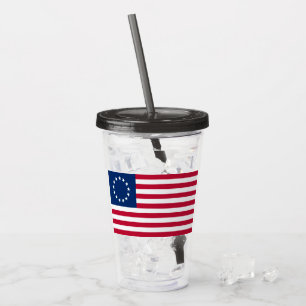 De Cirkel van sterren, Amerikaanse vlag door Betsy Acryl Drinkbeker