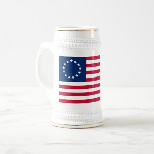 De Cirkel van sterren, Amerikaanse vlag door Betsy Bierpul