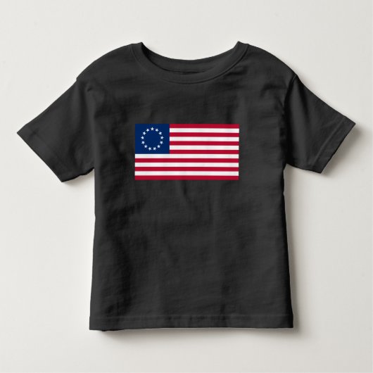 De Cirkel van sterren, Amerikaanse vlag door Betsy Kinder Shirts (Voorkant)