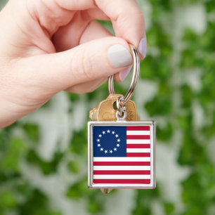 De Cirkel van sterren, Amerikaanse vlag door Betsy Sleutelhanger