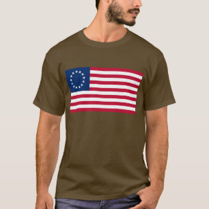 De Cirkel van sterren, Amerikaanse vlag door Betsy T-shirt