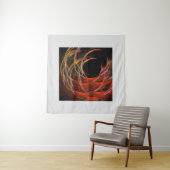 De Cirkel Van Vuur Doorbreken Abstracte Kunst Wandkleed (In Situ (horizontaal))