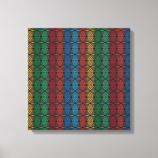 De cirkels van het leven canvas afdruk (Voorkant)