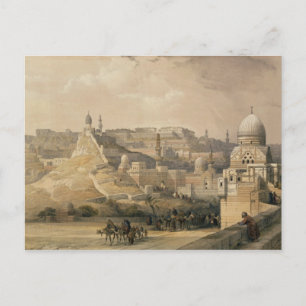 De Citadel Cairo uit "Egypte en Nubia" Briefkaart