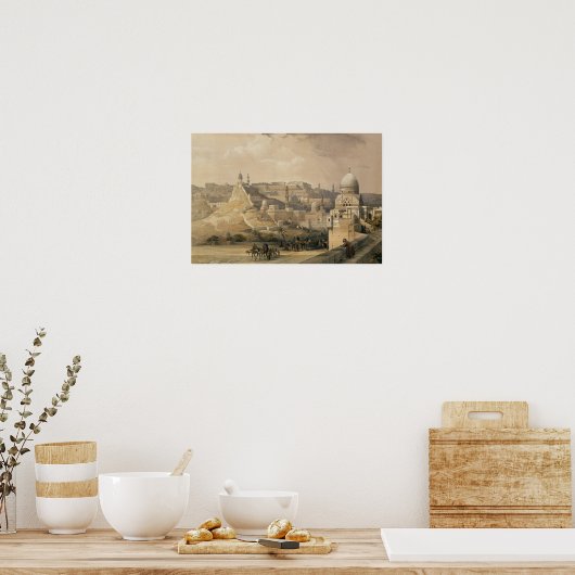 De Citadel Cairo uit "Egypte en Nubia" Poster (Keuken)