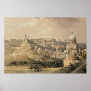De Citadel Cairo uit "Egypte en Nubia" Poster