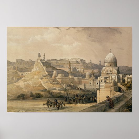 De Citadel Cairo uit "Egypte en Nubia" Poster (Voorkant)