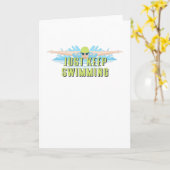 De citaten van de zwemmer: enkel houden Zwemend |  Kaart (Gele Bloem)