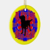 De citroen squeeze keramisch ornament (Rechts)