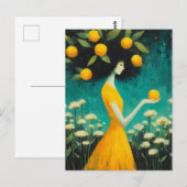 De citroengodin briefkaart (Voorkant / Achterkant)