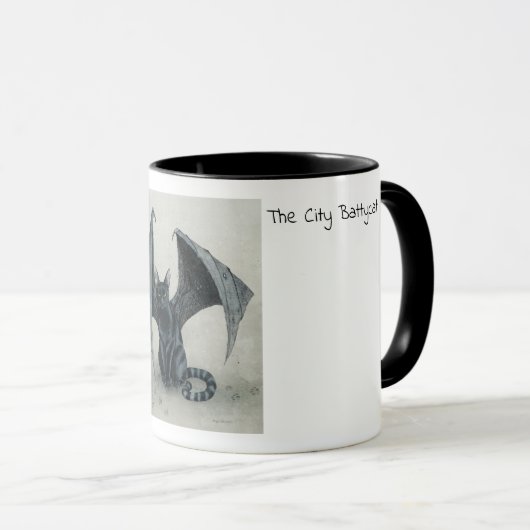 De City Battycat Mok (Voorkant rechts)