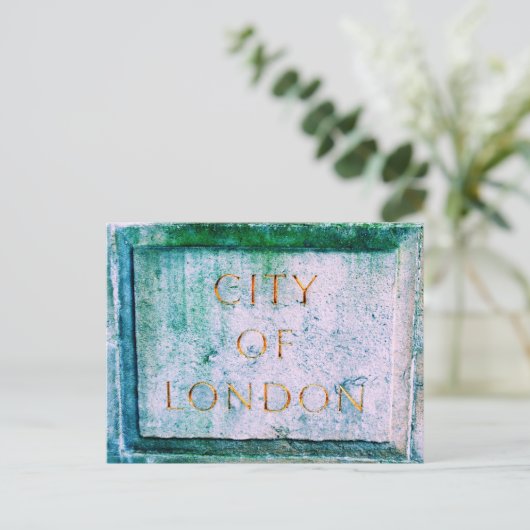 De City of London Briefkaart (Staand voorkant)