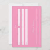 De City Skyline Bachelorette Party Kaart (Achterkant)