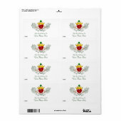 De Claddagh (Bladplaat) (volledige kleur) Etiket (Full Sheet)