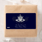 De Claddagh (Bladplaat) (zilver) Etiket (Insitu)