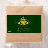 De Claddagh (Bookplate) (Goud) Etiket (Insitu)