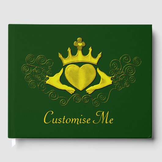 De Claddagh (Goud) Gastenboek (Voorkant)