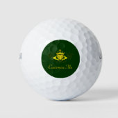 De Claddagh (Goud) Golfballen (Voorkant)