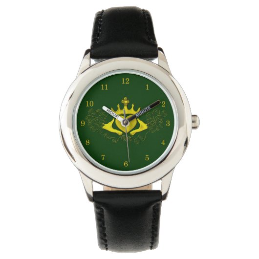 De Claddagh (Goud) Horloge (Voorkant)