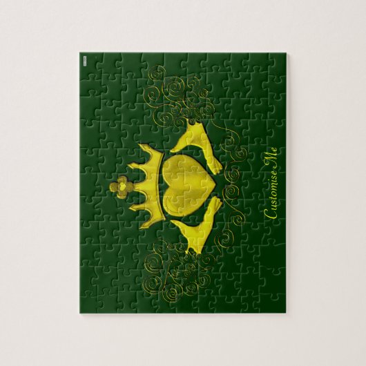 De Claddagh (Goud) Legpuzzel (Verticaal)