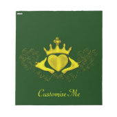De Claddagh (Goud) Notitieblok (Voorkant)