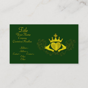 De Claddagh (Goud) Visitekaartje