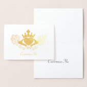 De Claddagh (Gouden) Folie Kaarten (Display)