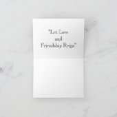 De Claddagh - Liefde loyaliteit vriendschap Feestdagen Kaart (Binnen)