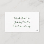 De Claddagh Plaatsing Kaarten (Volledige Kleur) Br Plaatskaartje (Achterkant)