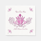 De Claddagh (roze) Servetten (Voorkant)